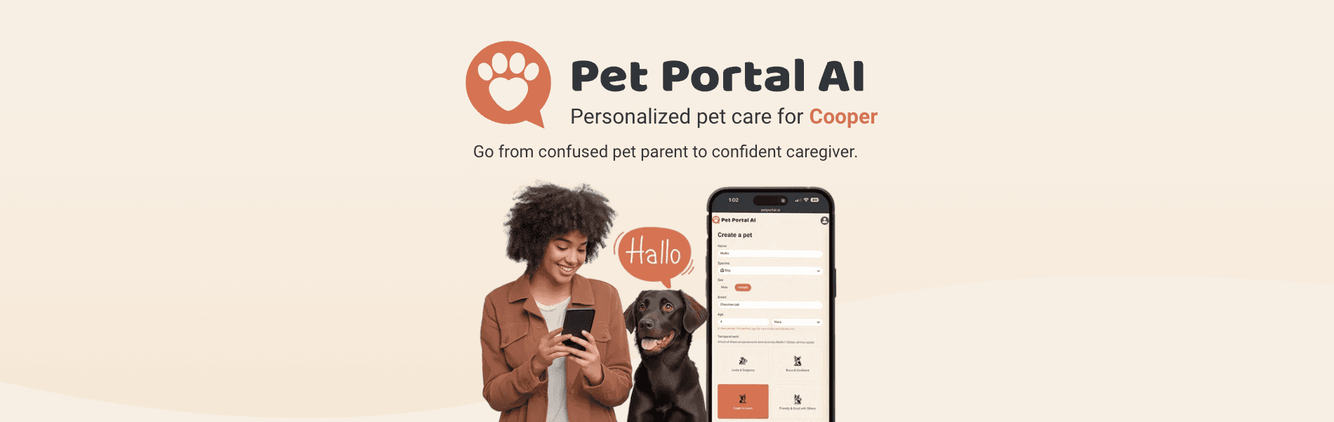 Pet Portal AI screenshot